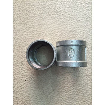 玛钢管件 镀锌配件丝扣管箍镀锌内丝 煤气管配件 丝扣铁管箍 dn25