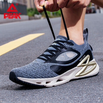 匹克悦跑8代运动鞋跑鞋男春季新品透气轻弹休闲跑步鞋情侣运动鞋男中