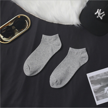 一次性袜子男袜子男夏季船袜吸汗运动一次性棉袜短袜灰色10双装