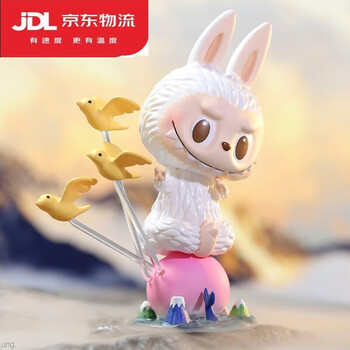 梵达森the monsters 拉布布labubu水果系列盲盒确认款 梨 草绿色