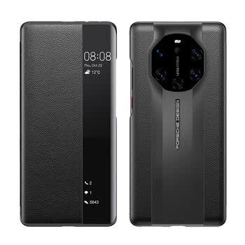 华为mate40rs手机壳mate40全包防摔真皮翻盖式保护套男女时尚高档商务