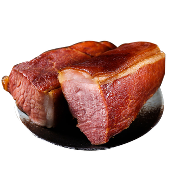 [利川助农馆]恩施土家腊肉坐墩肉500g柴火烟熏腊肉 四川腊肉湖南腊肉