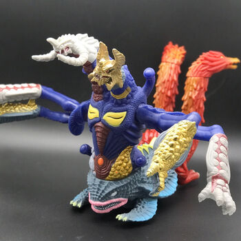 伊俪思都万代大奥特曼软胶怪兽奇美拉王究极合体怪兽基伽吉咖超奥特8