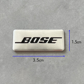 法兰格慕汽车音箱贴纸博士标志装饰喇叭罩boss金属车标bose金属音响贴