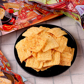 好时达地摊庙街锅巴*4袋怀旧花椒锅巴烧烤味玉米味网红小零食 108克