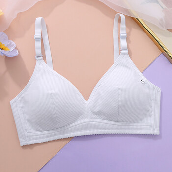 高中生学生内衣女17岁少女初中生文胸衣无钢圈聚拢棉定型防下垂03253