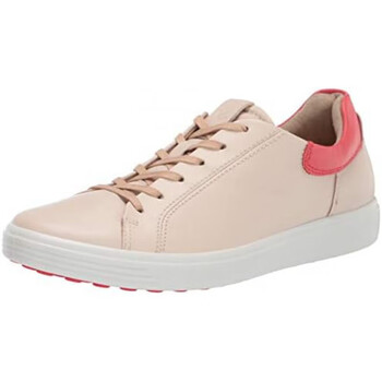 休闲鞋>爱步(ecco)>爱步(ecco)女式soft7street运动鞋vanilla/coral