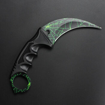 乐加酷csgo游戏周边csgo爪子刀实物模型金属玩具实体鹰爪青蜘蛛配刀鞘