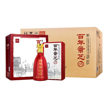酒厂直发景芝白酒52度500ml百年景芝浓香型山东送礼6瓶整箱