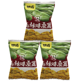 甘源香辣味蚕豆散装特产小包装零食兰花豆蚕豆瓣五谷粗粮坚果食品 香