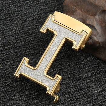 crane m)男士皮带扣头自动扣青年裤带腰带卡扣商务百搭皮带头(3.