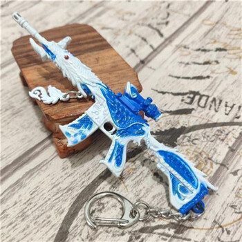 吃鸡金属模型枪金龙珍藏版可拆卸玩具枪挂件 12厘米五爪白龙迷你版