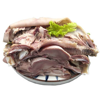去骨羊头肉带羊舌头整个羊头羊头脸八成熟羊头羊脸肉批发新鲜速冻福茹