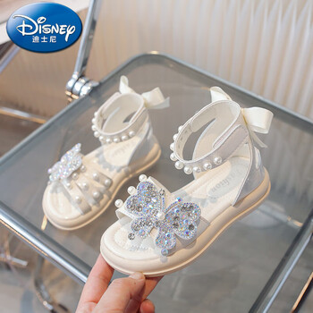 母婴>童鞋>凉鞋>迪士尼(disney)>迪士尼(disney)女童公主罗马凉鞋2024