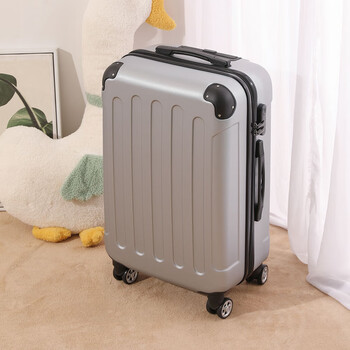 小米小米行李箱男万向轮拉杆箱女学生24英寸密码皮箱大容量28结典雅银