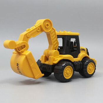 翻斗车玩具小号 儿童工程车玩具车惯性搅拌运输车男孩耐摔翻斗小号