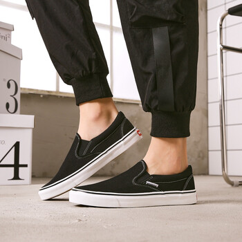 回力男鞋经典一脚蹬套脚驾车鞋轻便防滑休闲鞋牛筋底运动百搭帆布鞋wxy A008黑色36 偏大一码 图片价格品牌报价 京东