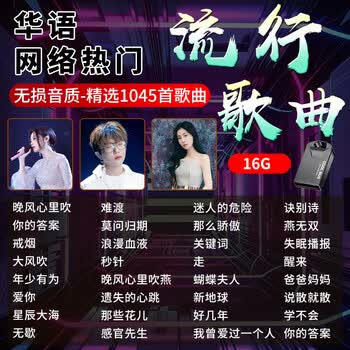 山头林村正版车载歌曲u盘抖音流行热门歌曲音乐无损高音质usb通用优盘
