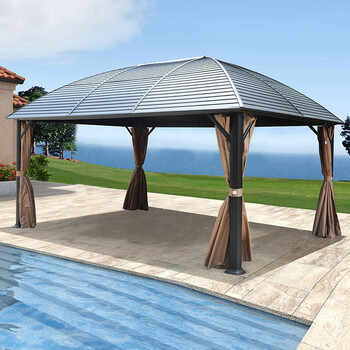 梓晴户外凉亭别墅庭院玻璃房子楼顶花园铝合金亭子露台简易阳光房365