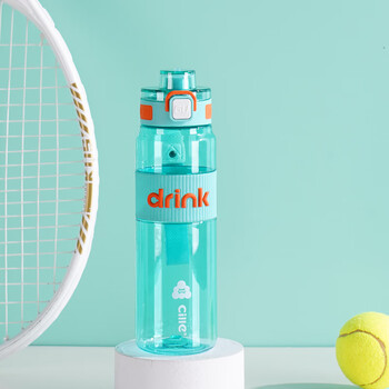 cille希乐水杯大容量高颜值男女学生户外运动便携提绳吸管杯夏季水壶