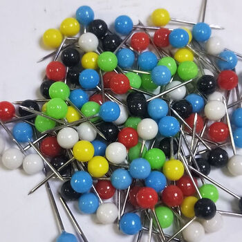迈爽珍珠线组针针大头针固定主线大号小号垂钓钓鱼配件彩色固定大头针