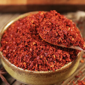 惑小厨李文洁石碾辣椒面正宗陕西秦椒中粗微辣传统手工油泼辣子调料中