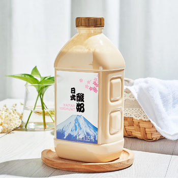 咔芙滋日式酸奶大瓶装低温酸奶益生菌酸牛奶褐色炭烧酸奶1.05kg 日式