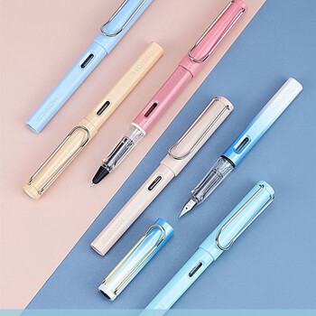 【现货直发】学生正姿钢笔学生练字专用换墨囊两用钢笔高颜值少女钢笔