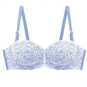 二分之一罩杯半杯内衣小胸聚拢法式文胸内衣女薄款夏季无钢圈半杯聚拢