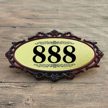 定制做中式复古门牌号酒店餐厅饭店vip包厢美容院包间数字房门牌 888