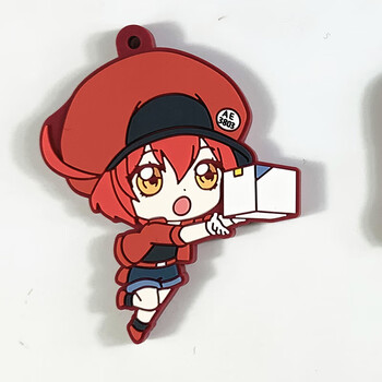 工作细胞挂件 工作细胞black日单散货橡胶挂件白血球血小板红细胞中粒