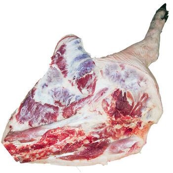 甘肃农家散养土猪肉黑猪肉整只猪前腿带猪蹄后腿腿肉黑猪整只后腿宏嘉
