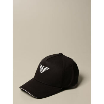 阿玛尼（ARMANI）男士EA帽子黑色棉质徽标棒球帽627920 CC990 黑色 均码【图片 价格 品牌 报价】-京东