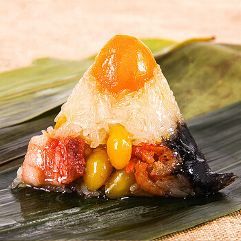 600g蛋黄咸甜双拼粽子肉粽潮汕特产小吃粽球棕子广东小美食 咸粽(精装