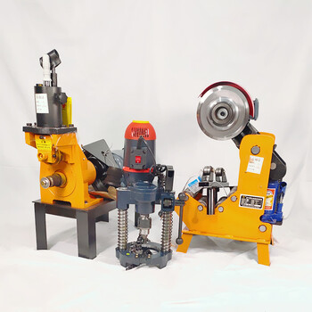 消防管道三件套压槽滚槽机电动液压水钢管安装沟槽机切管机开孔机