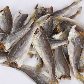 新货微咸小黄花鱼干去头黄花海干货渔家晾晒海鱼干海产品 1000g 咸鱼