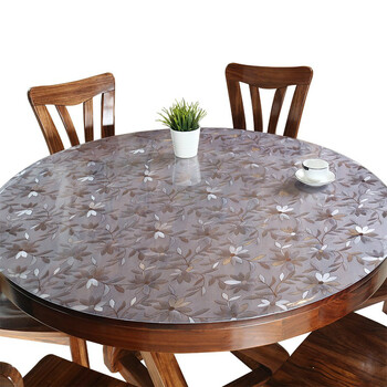 加厚圆形桌垫圆桌布pvc防水防油免洗胶垫塑料桌面透明软板茶几垫w波兰