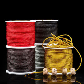 弹力佛珠结实高韧性绳子手工编织玉线手绳串珠手链diy 红色 曼波绳(1