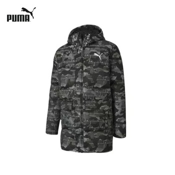 彪马（PUMA）羽绒服男冬季男子连帽加厚保暖长款羽绒服外套（下架清货） 585502-02 M