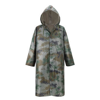 塔克尔fie牛津布雨衣长款男女军绿加厚劳保雨衣户外徒步工地耐磨87