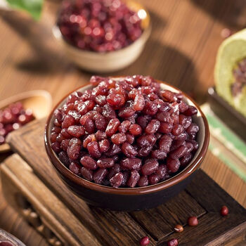 樱安娜 糖纳豆熟红豆糖纳红小豆免煮蜜蜜豆珍珠奶茶店专用烘培原料