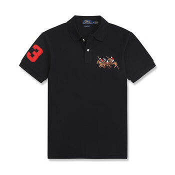 lauren ralph lauren美国保罗短袖polo衫男骑士马标刺绣衣服男装纯棉