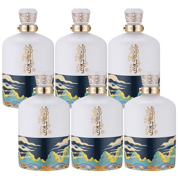 难老【送礼精选】清香型锦绣山河礼盒装53度 商务送礼高端礼盒 粮食酒