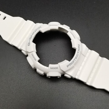 适配casio卡西欧表带表壳白色g-110tr/mc/rg/100/140/120-7高达宓蝶