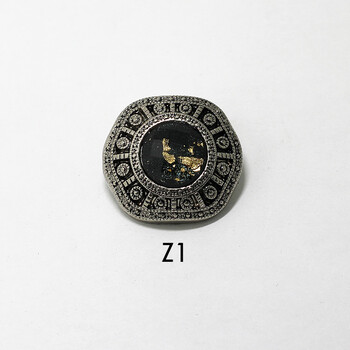 阿尤布纽扣扣子复古藏银钻扣装饰扣呢大衣毛衣钮扣塑料扣西装外套手缝