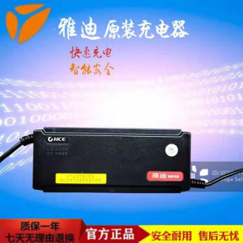 適用於雅迪電動車原裝新國標充電器48v20a60v22a72v20a鉛酸智能自動