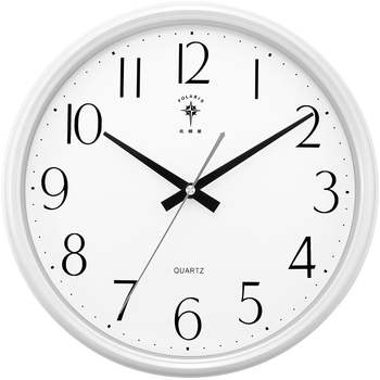 整点报时挂钟客厅大号静音创意欧式简约时尚时钟电子圆形石英电波钟