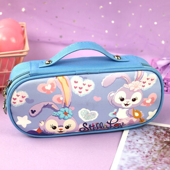 zanyangdisney小学生星黛露笔袋男女孩可爱兔子铅笔袋手提带密码锁