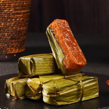 四川宜宾特产竹叶糕香甜软糯糕点休闲零食 竹海黄粑350g(2袋)合计20个