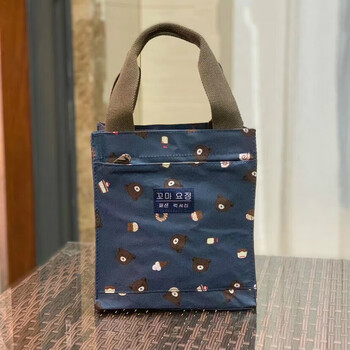 茗妲加厚铝箔内胆防水保温袋日式饭盒包便当包妈咪包手提便当袋大容量